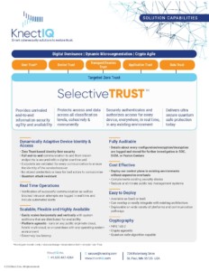 Capabilities for SelectiveTRUST by KnectIQ